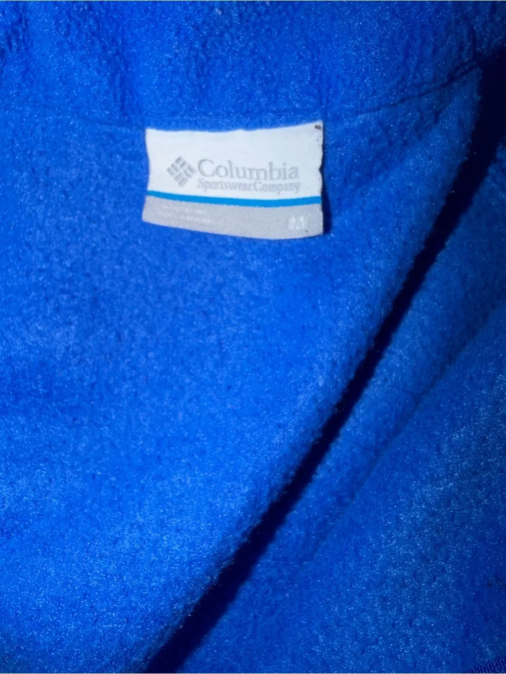 Columbia Bright Blue Full-Zip Fleece Jacket